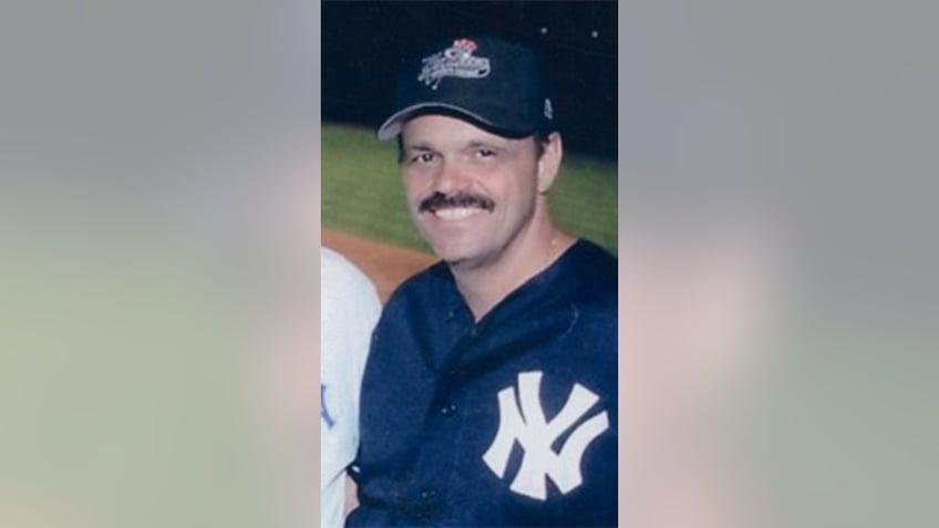 Gerard Barbara in Yankees jersey