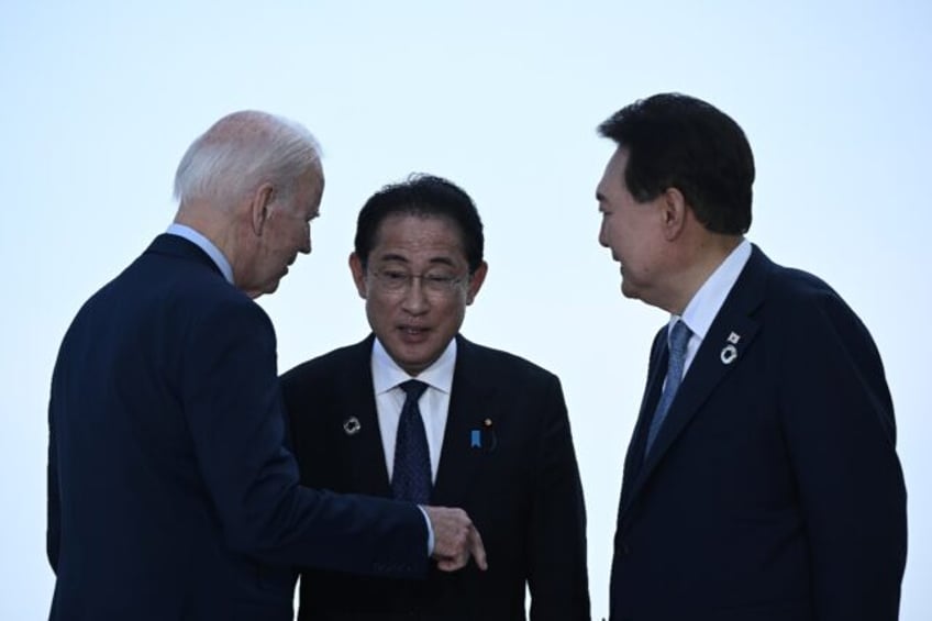 at camp david biden seeks to cement new era with japan skorea