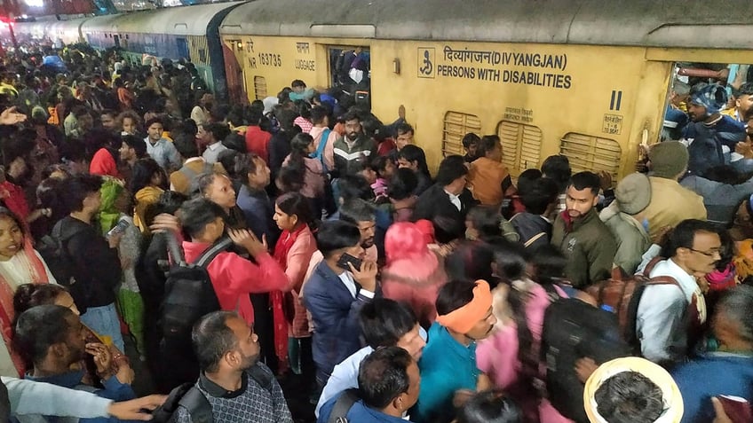 At least 18 people were killed in a stampede at a railway station in New Delhi, India. Many of the victims were Hindu pilgrims traveling to the Maha Kumbh festival.