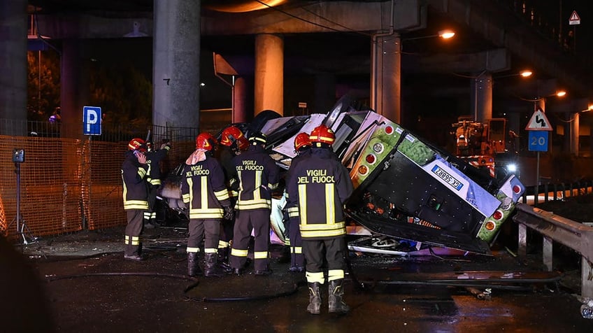 at least 20 people killed in apocalyptic crash after bus plunges from bridge