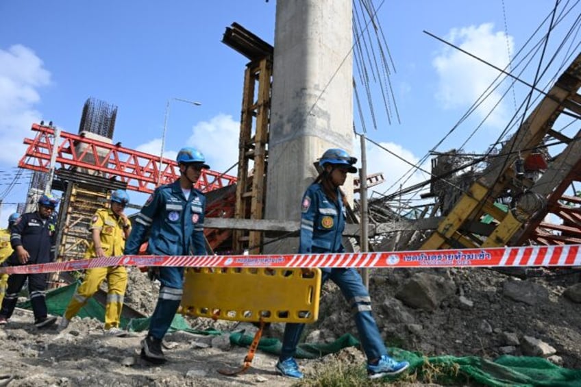 A crane collapsed at a construction site in Thailand's capital, killing at least four peop