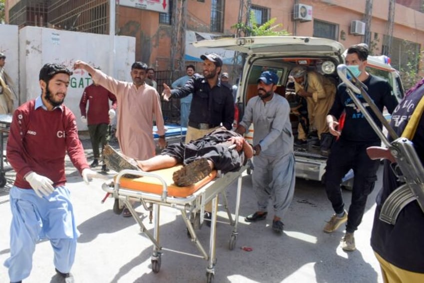 at least 40 killed dozens wounded in pakistan blast