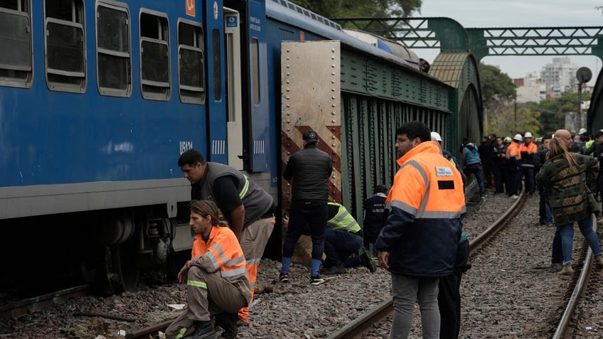 Argentina train crash site