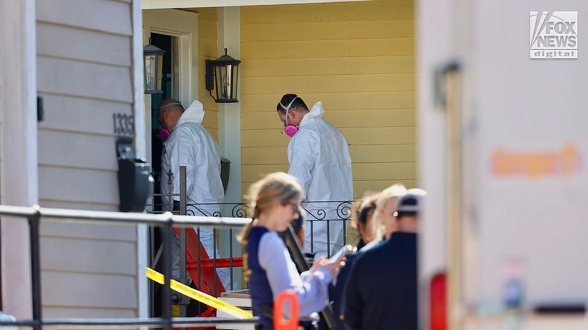 Investigators search the rental home used by Shamsud-Din Jabbar in New Orleans