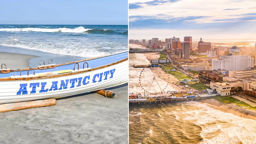 Atlantic City Boardwalk split