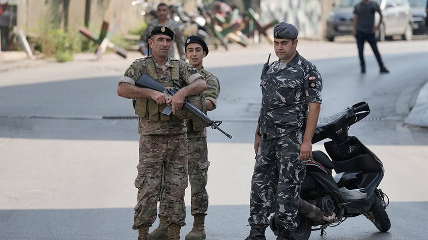 Lebanese soldiers