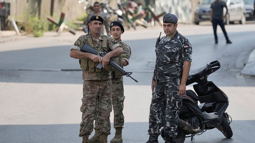 Lebanese soldiers