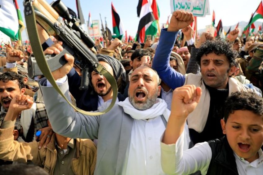 Yemen's Huthis claim to act in solidarity with Gaza and have held weekly rallies in support of the Palestinians