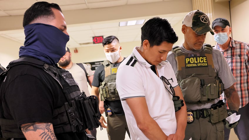 ice detains illegal immigrant