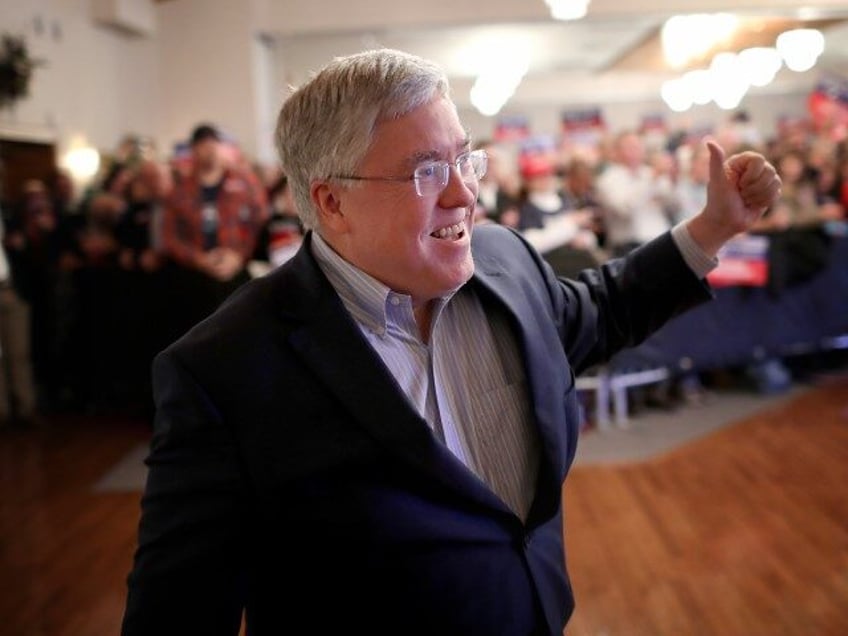 GOP Senate Candidate Patrick Morrisey Campaigns With Donald Trump Jr In WV INWOOD, WEST VIRGINIA - OCTOBER 22: Republican U.S. Senate candidate Patrick Morrisey arrives at a campaign event October 22, 2018 in Inwood, West Virginia. Morrisey is currently the Attorney General of West Virginia and is running against Sen. …