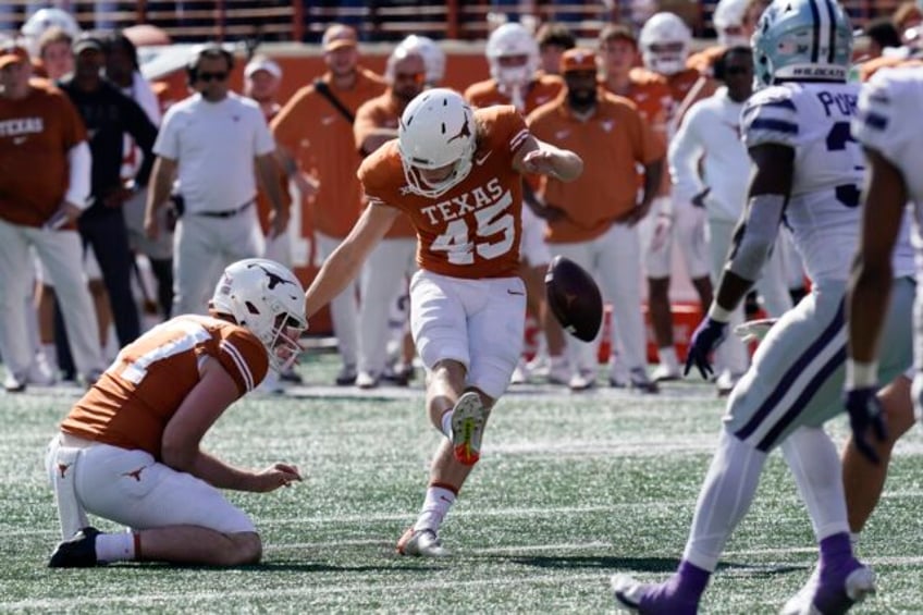 auburn fg and late defensive stand lift no 7 texas over no 25 kansas state 33 30 in ot