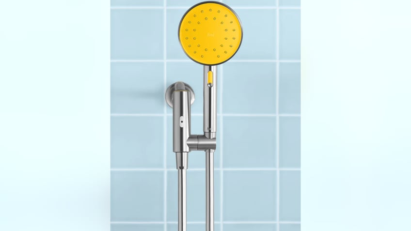 A smart showerhead helps you unwind after a long day. 