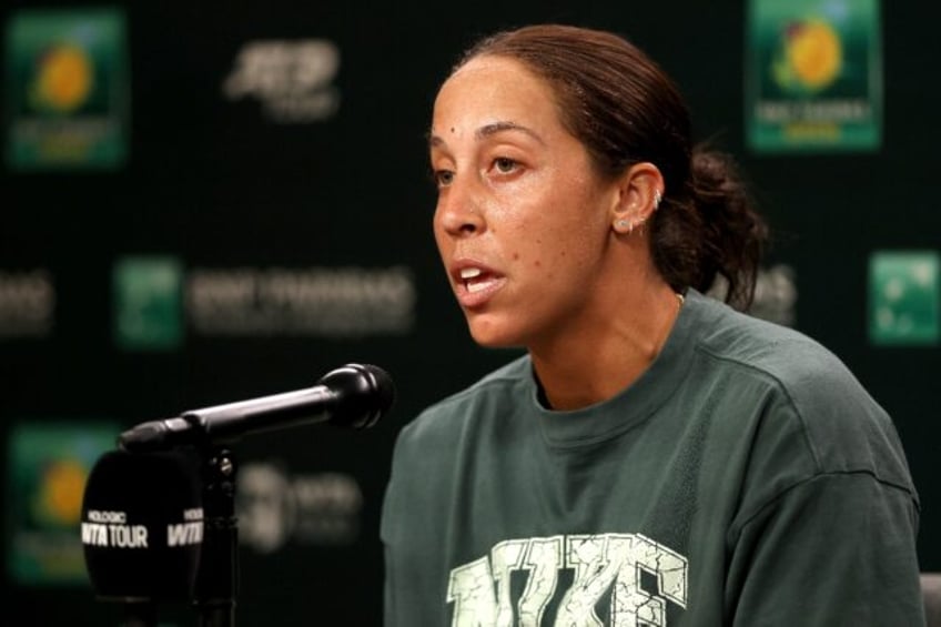 Australian Open champioon Madison Keys fields questions from the media prior to the BNP Pa