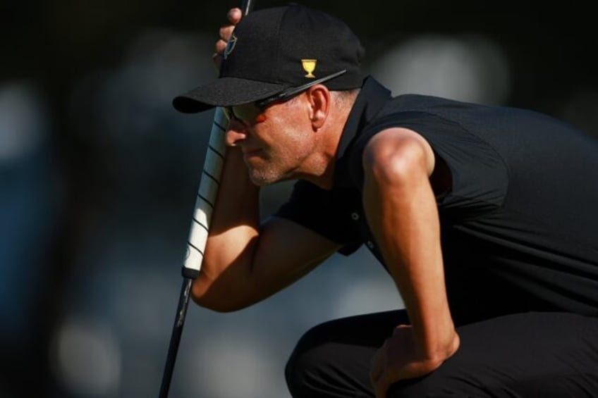 Australia's Adam Scott, who has 10 Presidents Cup starts without hoisting the trophy, was