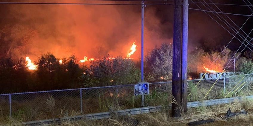 austin fire officials battle blaze at homeless encampment after years of warnings from citizens