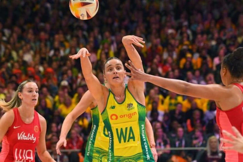 Jo Weston in action for Australia at the World Cup this year in Cape Town