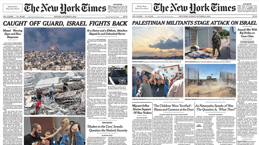 author accuses new york times of bias against israel in coverage of hamas terror attack beyond the pale