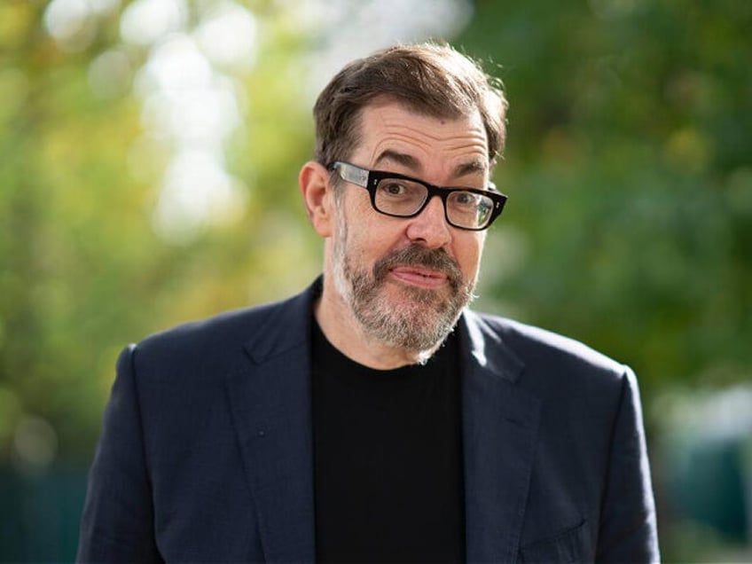 Richard Osman, best selling author and television personality, attends the 2023 Cheltenham