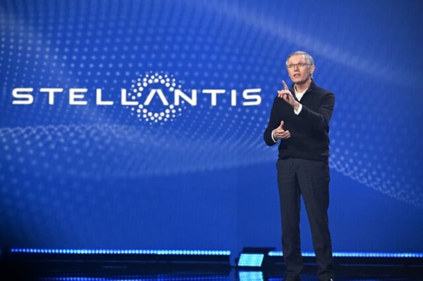 Stellantis CEO Carlos Tavares, pictured in January 2023, was made chief executive when PSA