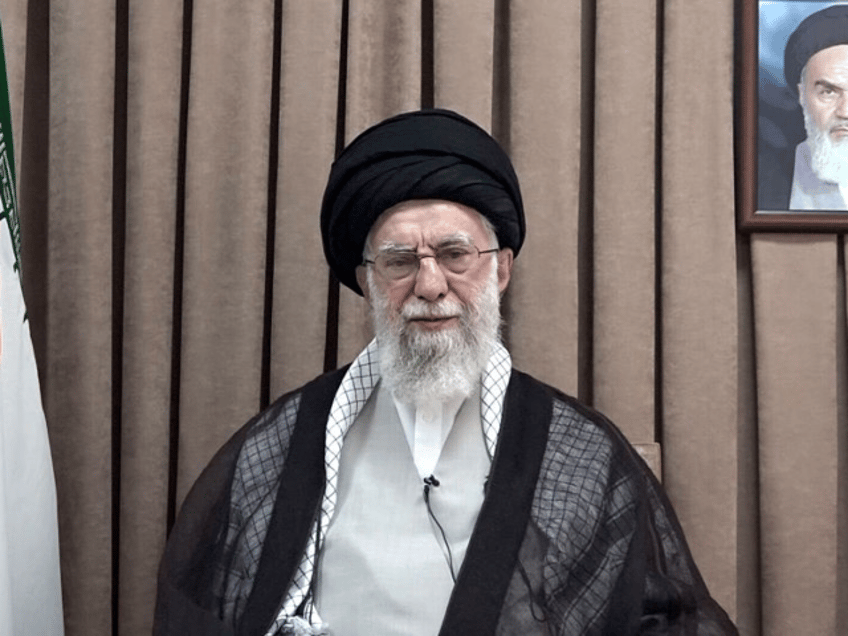 TEHRAN, IRAN - JUNE 18: Iranian Supreme Leader Ali Khamenei addresses the nation on Irania
