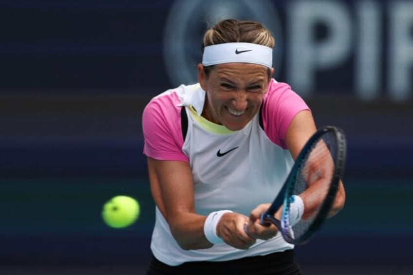 Victoria Azarenka beat Yulia Putintseva of Kazakhstan to reach the semi-finals of the Miam