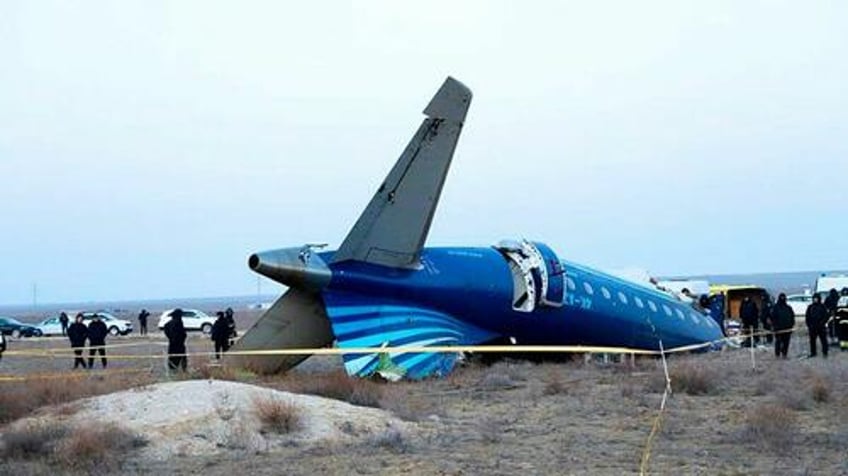 azerbaijan airlines flight reportedly hit by russian missile on christmas day