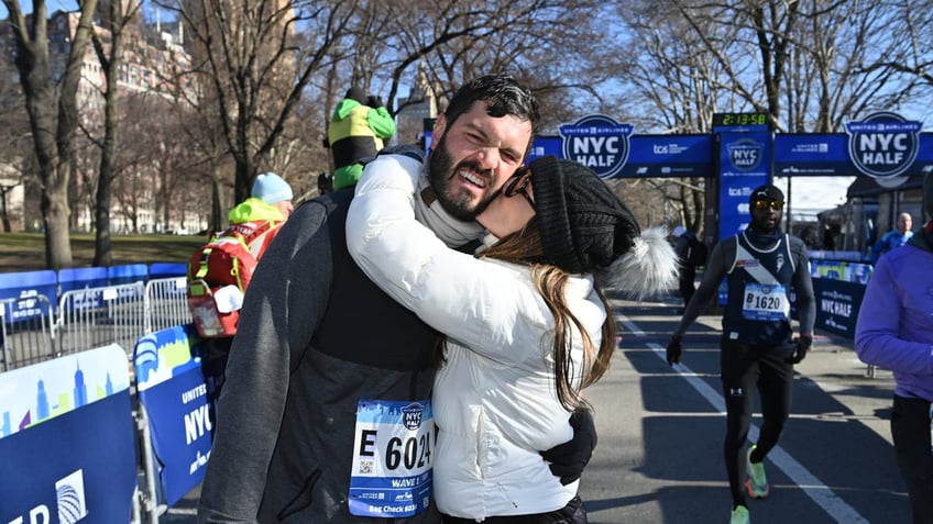 A photo of Andi Dorfman and husband Blaine Hart