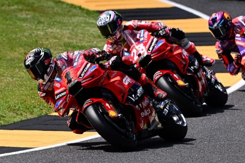 Francesco Bagnaia at the Italian MotoGP sprint race