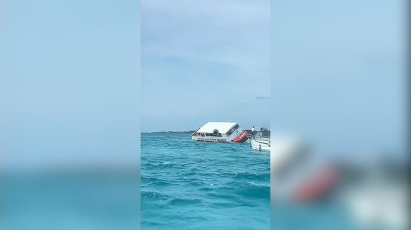 bahamas tour boat sinks leaving 1 dead as passenger records terrifying ordeal