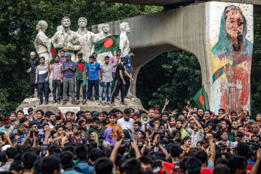 Bangladesh's ex-premier Hasina fled a student-led uprising by helicopter to India