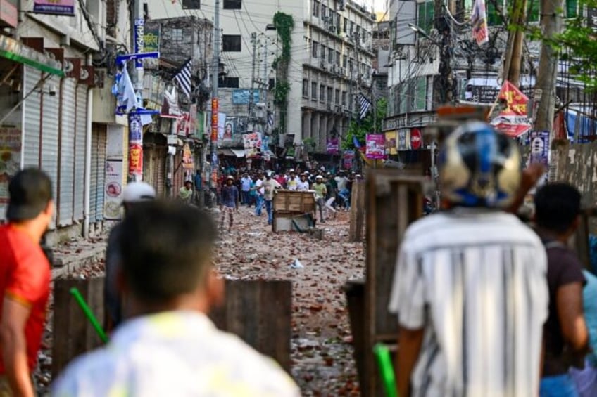 Six people have been killed in clashes around Bangladesh, as students protest over civil s