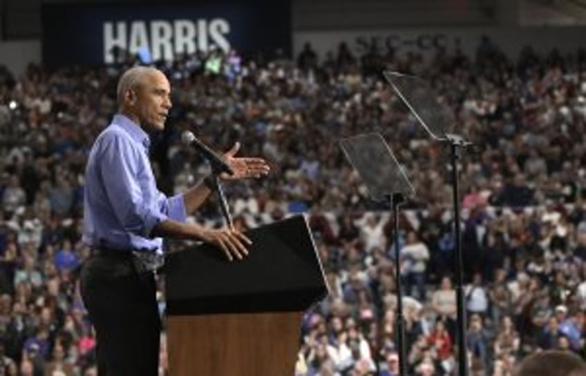 Barack Obama stumps for Kamala Harris in Pittsburgh