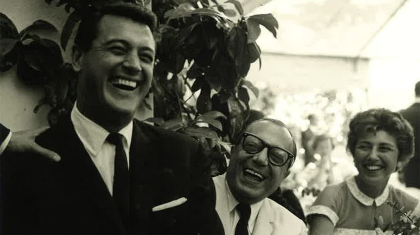 Rock Hudson and Harold Mirisch