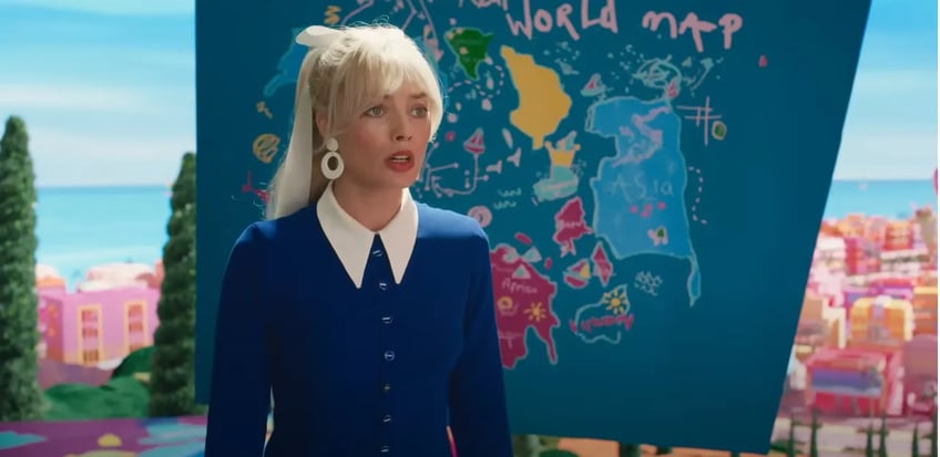 barbie controversy margot robbie and ryan gosling films rocky road to theaters