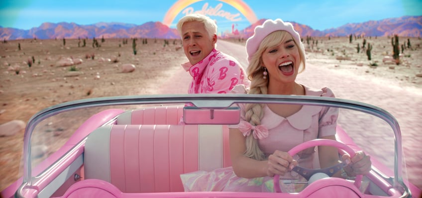 barbie controversy margot robbie and ryan gosling films rocky road to theaters