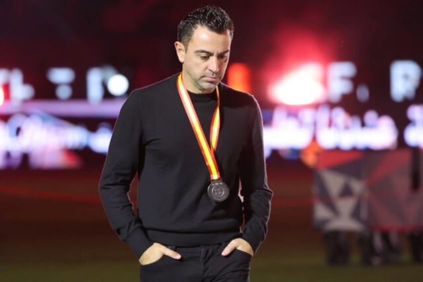 Barcelona coach Xavi ended up with a runners-up medal in the Spanish Super Cup final after Madrid romped to victory