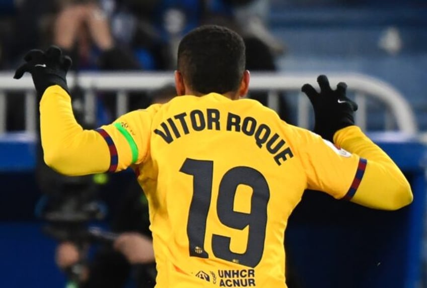 Vitor Roque scored two goals in 16 games for Barcelona