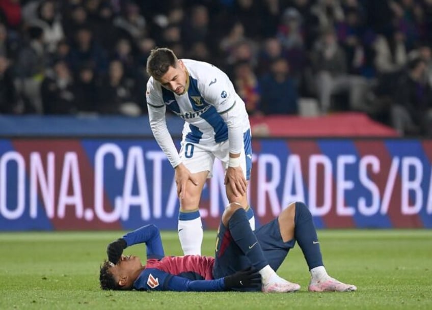 Lamine Yamal played through the pain in Barcelona's 1-0 loss at home to Leganes
