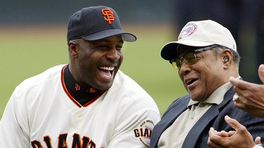 Barry Bonds and Willie Mays