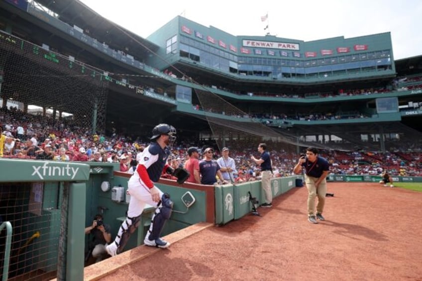 Danny Jansen takes the field for Boston against Toronto on Monday, becoming the first play