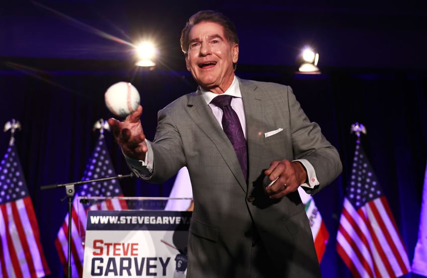 batter up former mlb star steve garvey eases past adam schiff in californias us senate primary