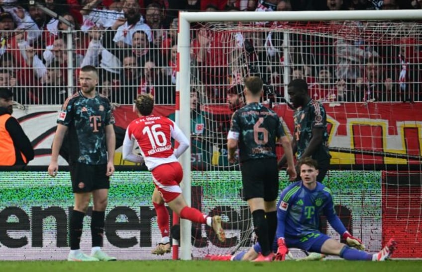 Benedict Hollerbach denied Bayern victory with an equaliser seven minutes from time for Un