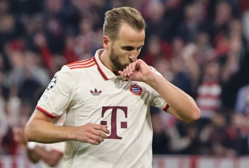 Harry Kane scored four times in Bayern Munich's 9-2 demolition of Dinamo Zagreb