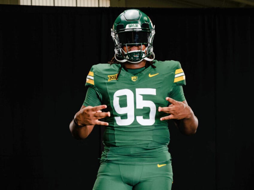 WACO, TEXAS - July 19: Alex Foster #95 poses during media day at the Allison Indoor Facili