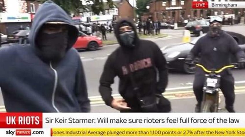 bbc describes violent birmingham riot as largely peaceful