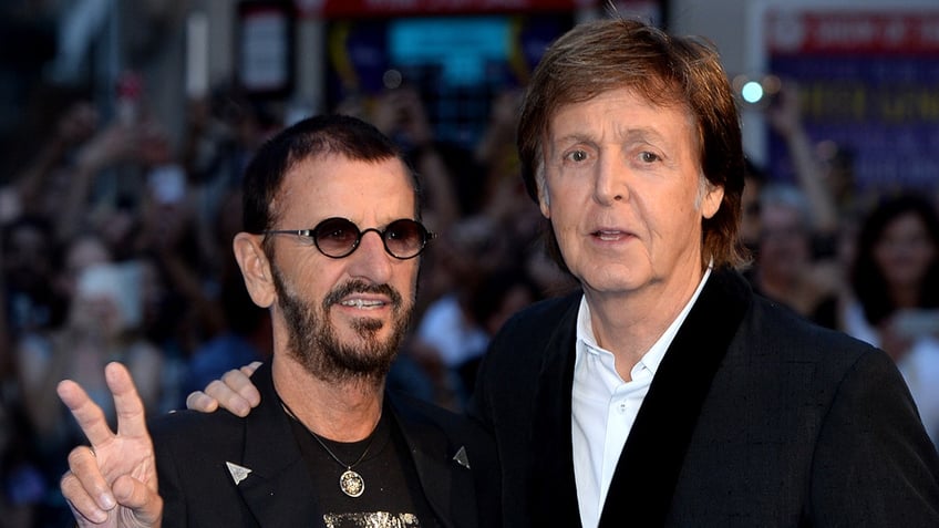 Ringo Starr and Paul McCart