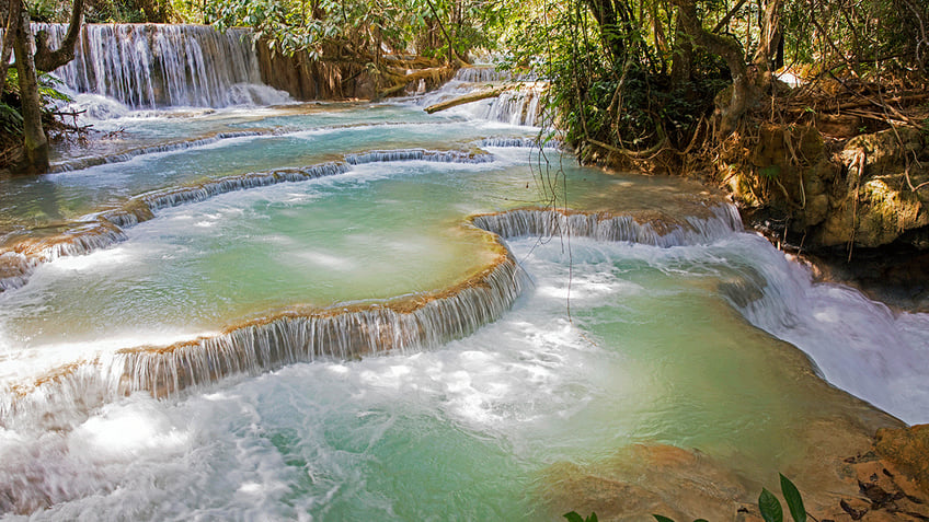 Kuang Si Falls in Laos