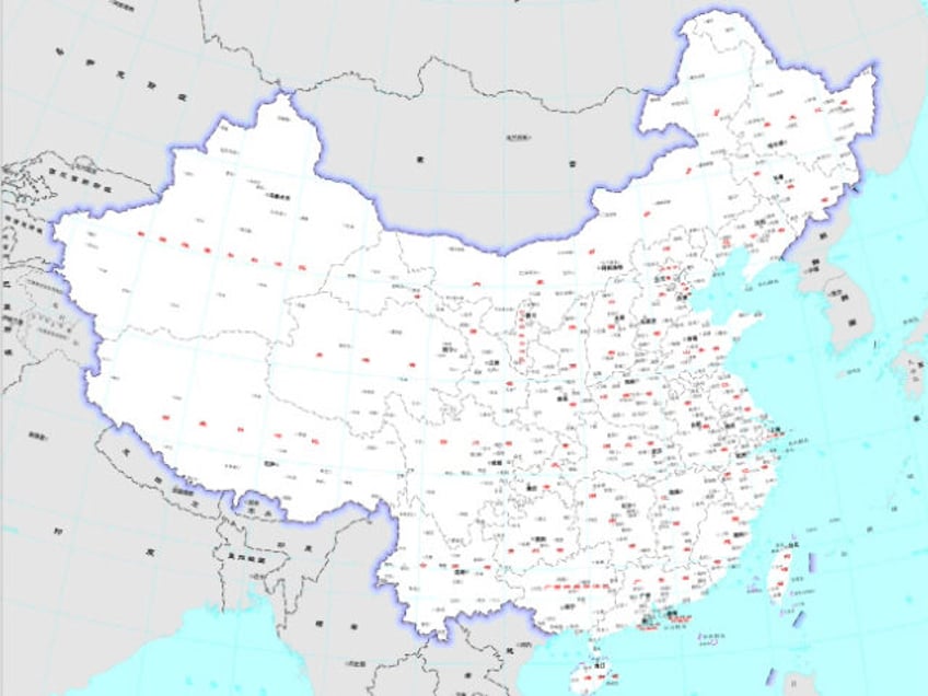 beijing publishes standard map of china including large portions of india