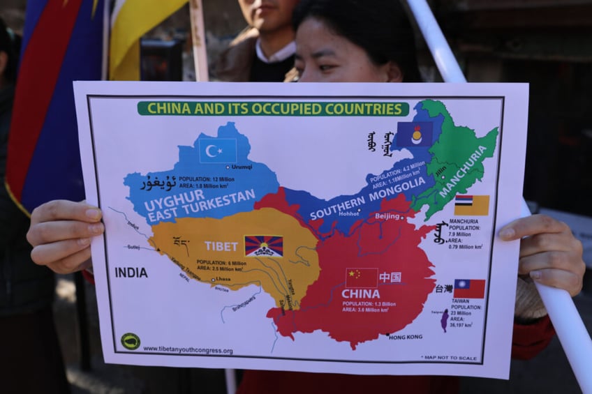 beijing publishes standard map of china including large portions of india