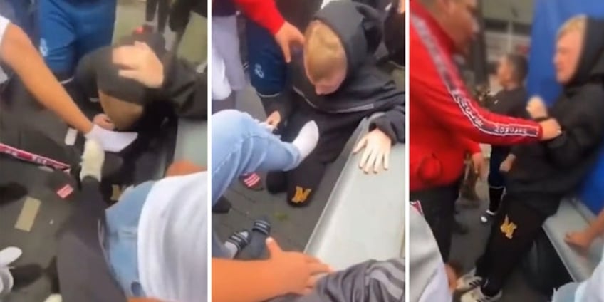 belgian boy beaten to tears forced him to kiss feet of suspected migrants in video sparking outcry